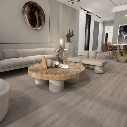 Flooring 12.0mm Laminate Platinum Grey