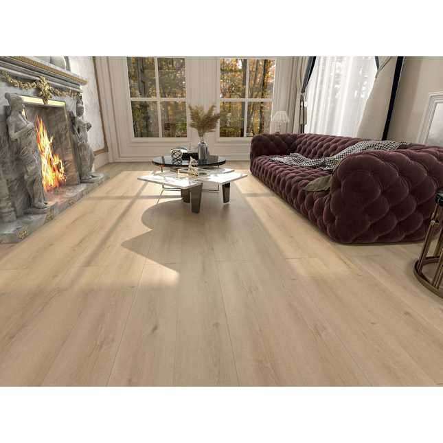 Flooring 12.0mm Laminate Natural Beige