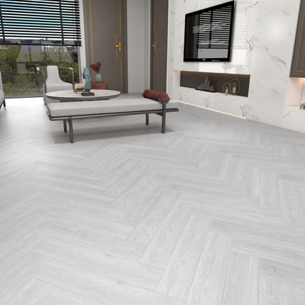 Flooring 7mm Herringbone Hybird Grey