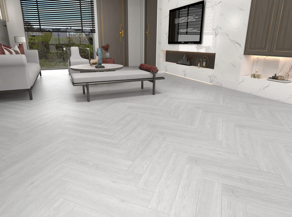 Flooring 7mm Herringbone Hybird Grey